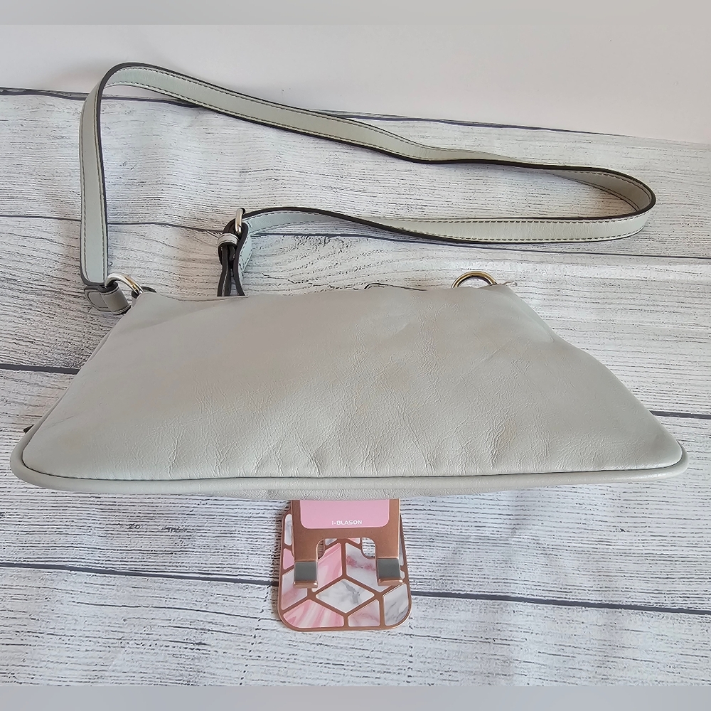 Y2K Nine West Light Gray Crossbody Bag - Picture 6 of 13